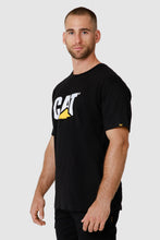 Load image into Gallery viewer, CAT TM Logo Tee - Black
