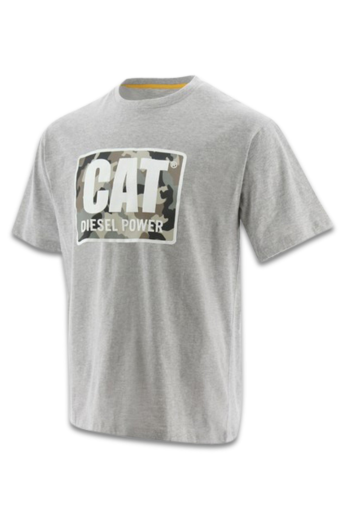 CAT Diesel Power Tee - Heather Grey - Camo