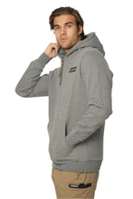 Load image into Gallery viewer, CAT Icon Block Hooded Sweatshirt - Dark Heather Grey
