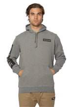 Load image into Gallery viewer, CAT Icon Block Hooded Sweatshirt - Dark Heather Grey
