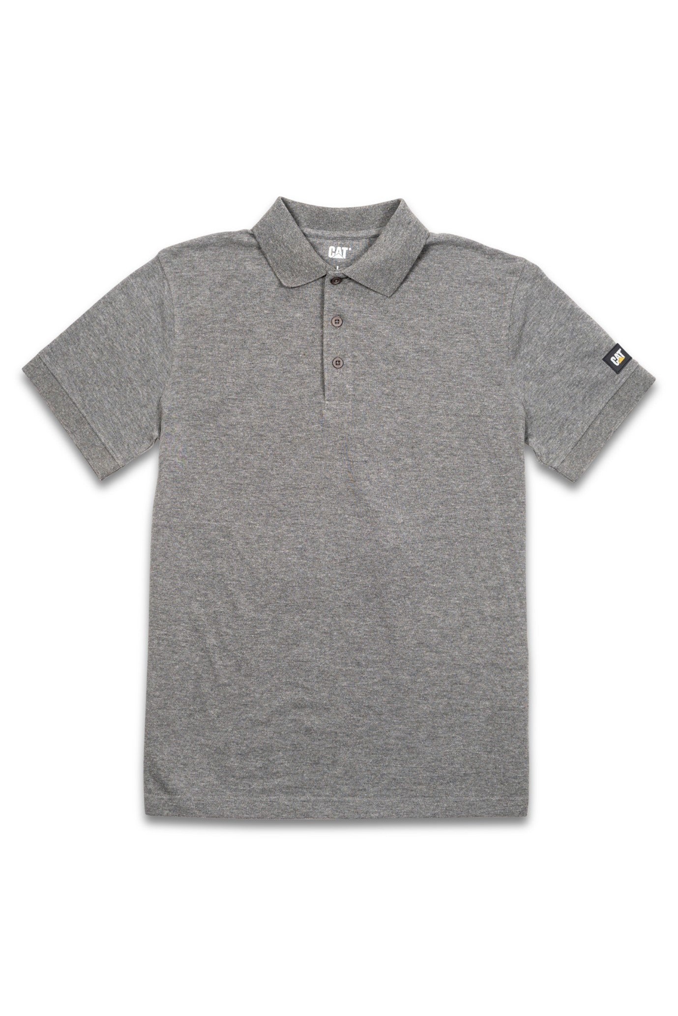 CAT Essential Polo - Dark Heather Grey