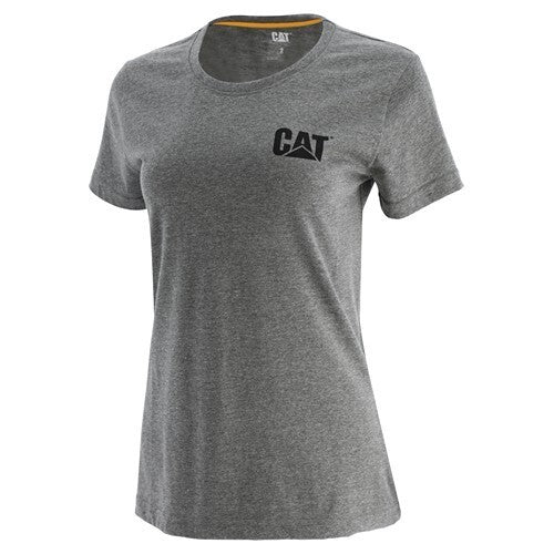 CAT Trademark Women's Tee - Dark Heather Grey