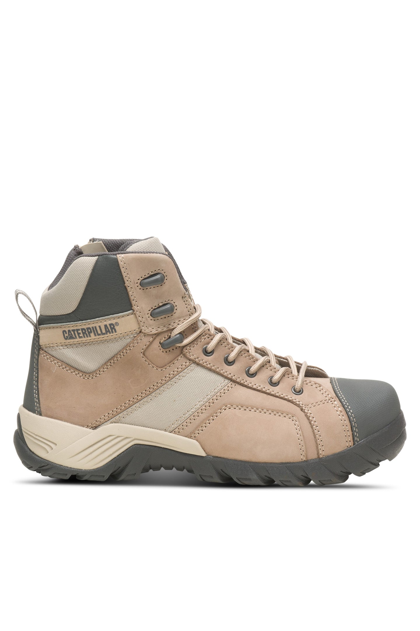 CAT Argon Steel Toe Zip Boot - Taupe