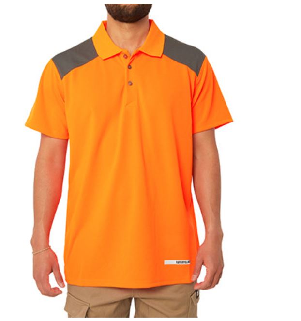 CAT Hi Vis Performance Polo - Orange